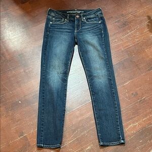 American Eagle Outfitters Women's Dark Indigo Skinny Jeans